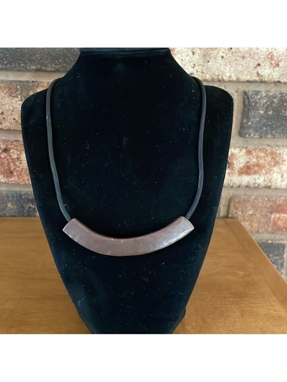 Chico’s Bronze statement collar necklace Vintage